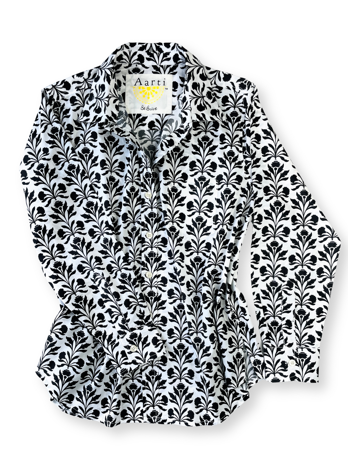 Salt and Pepper Button-Up Shirt