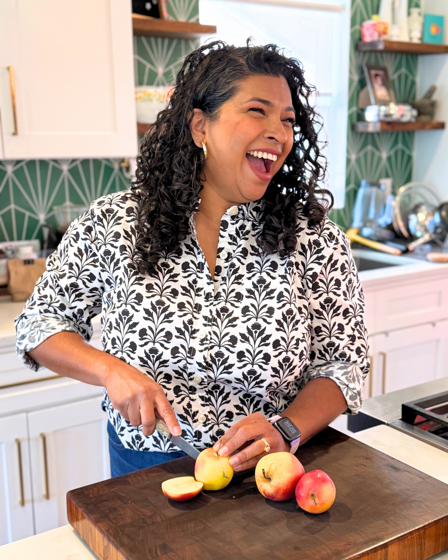 Salt and Pepper Button-Up Shirt
