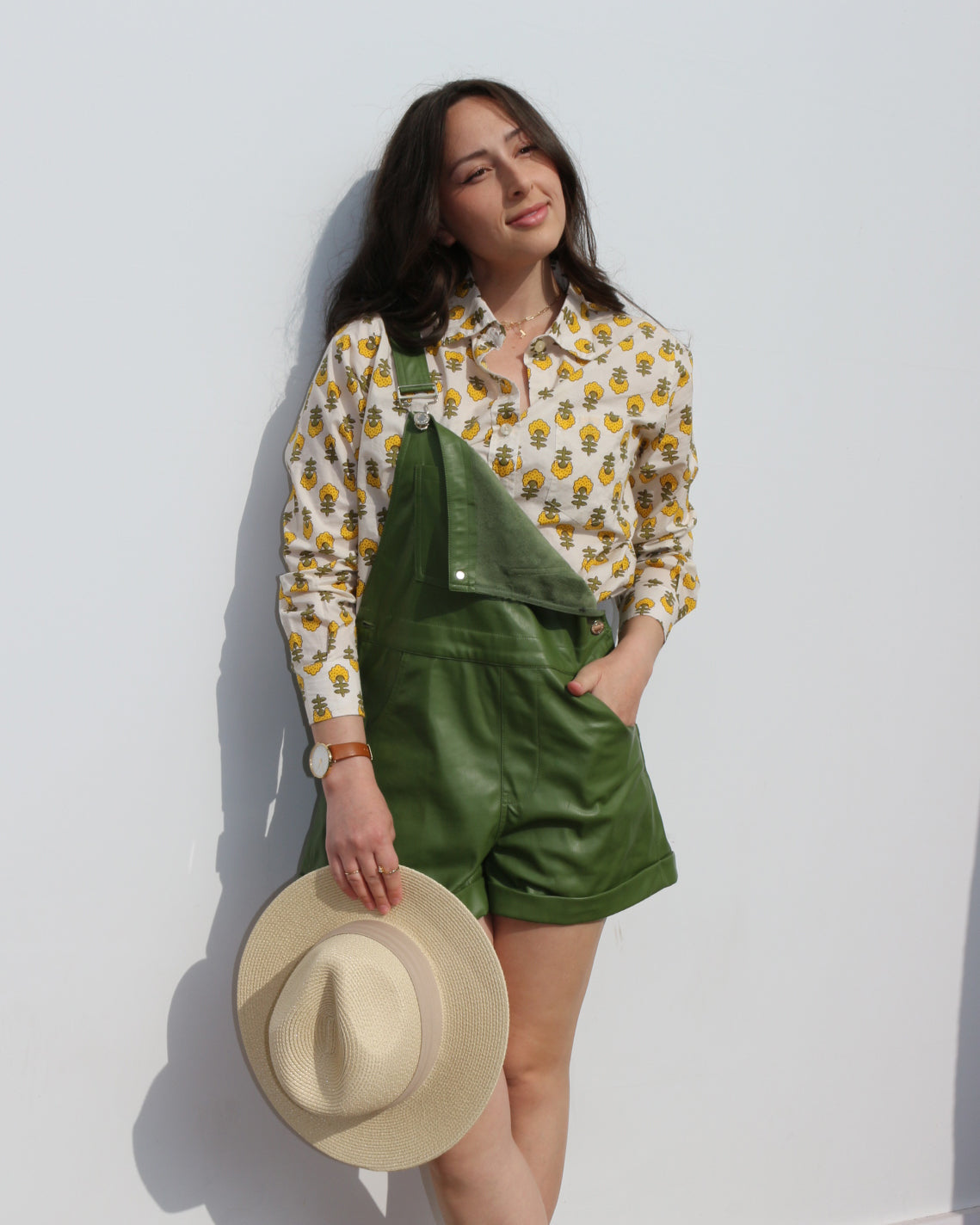 Marigold Pop Button-Up Shirt