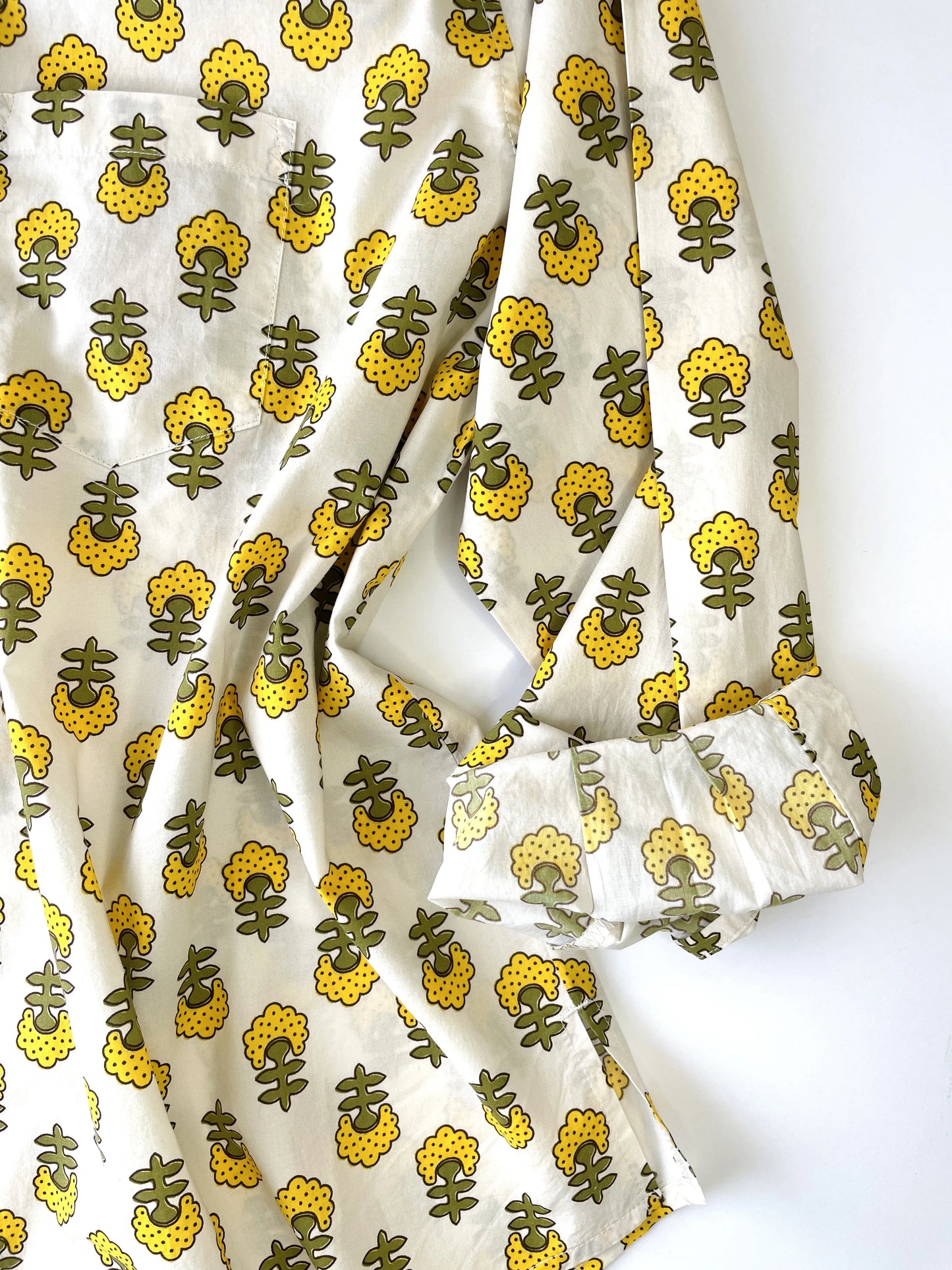 Marigold Pop Button-Up Shirt