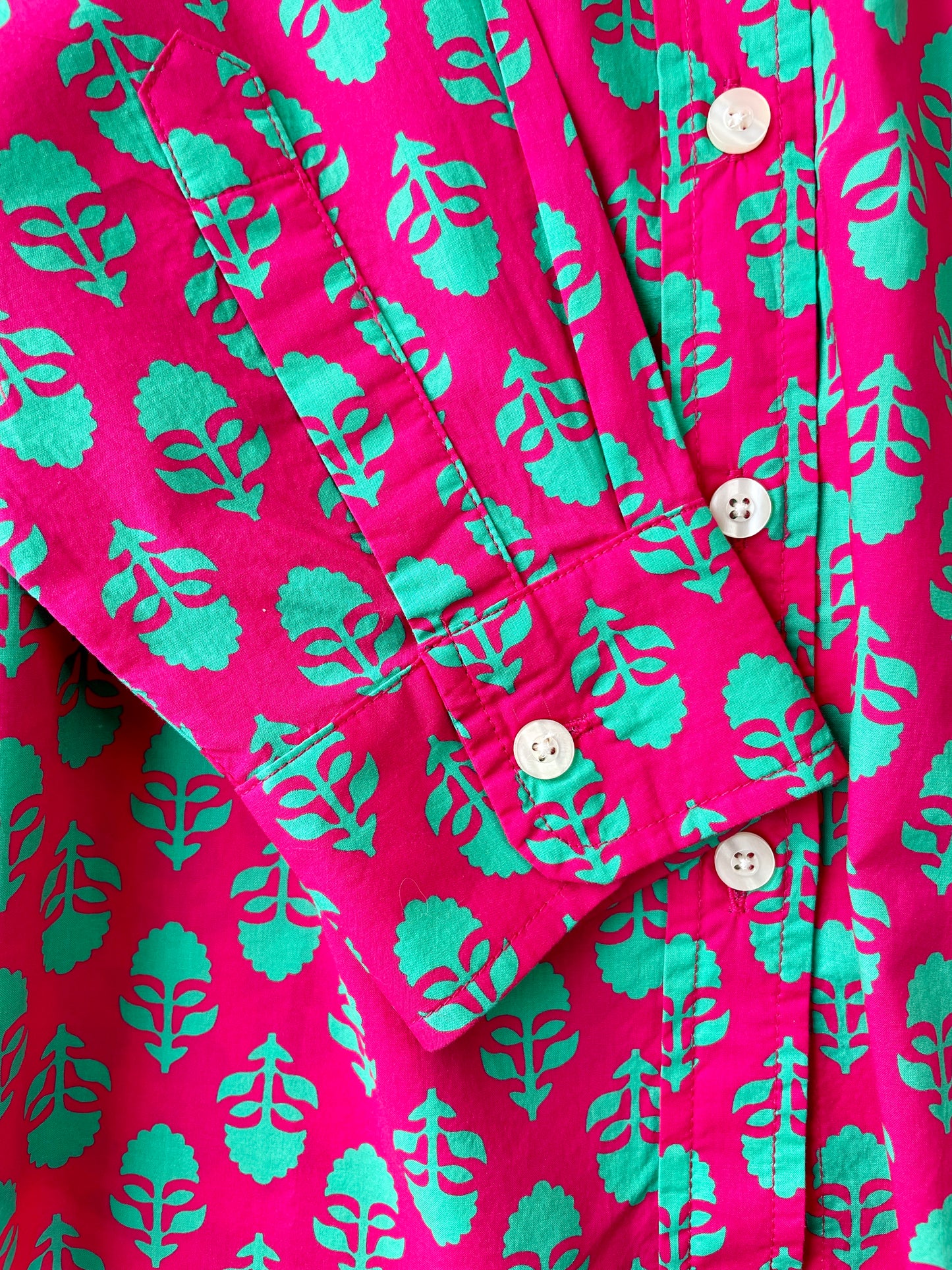 Pink Peppercorn Button-Up Shirt
