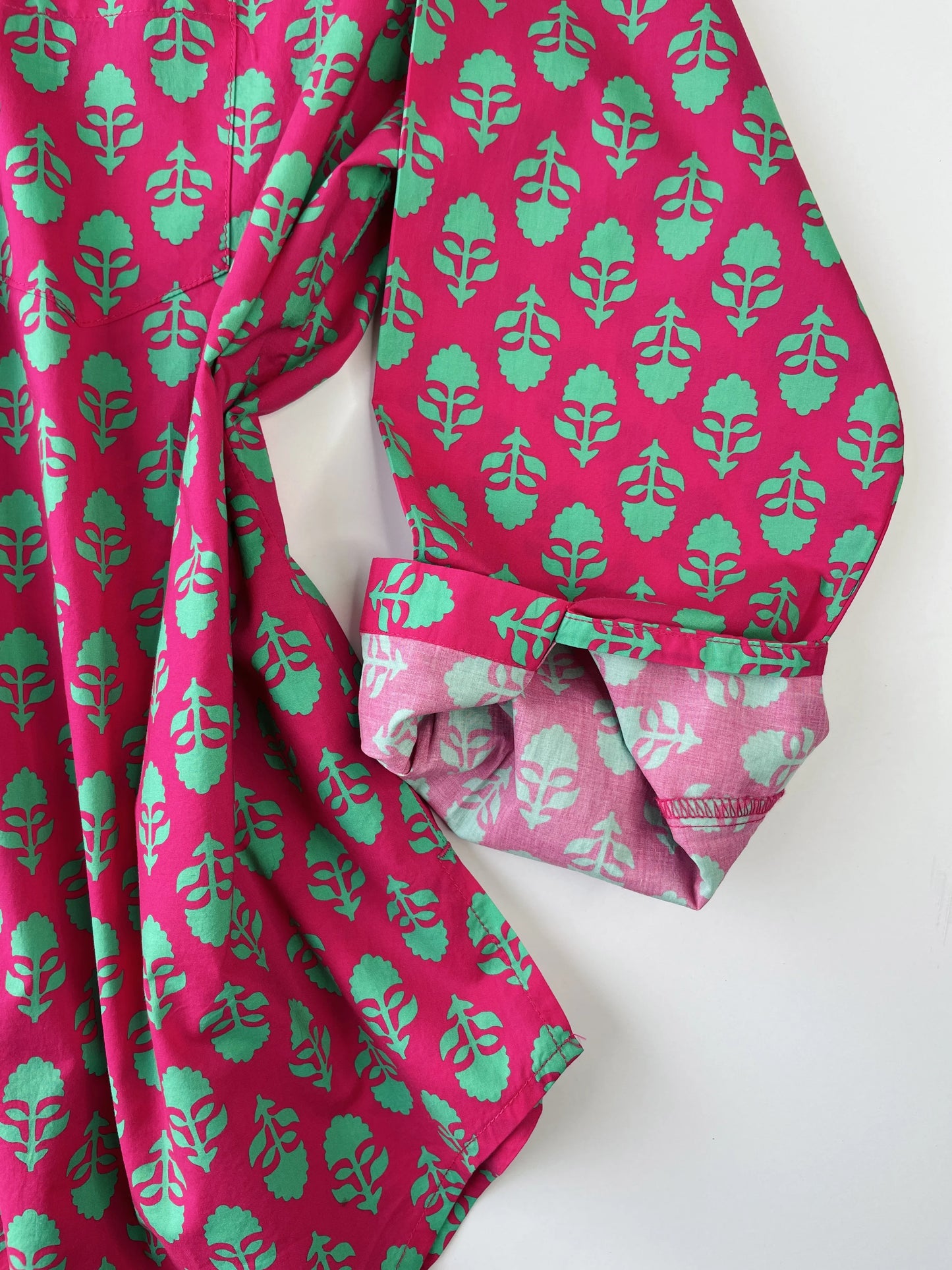 Pink Peppercorn Button-Up Shirt