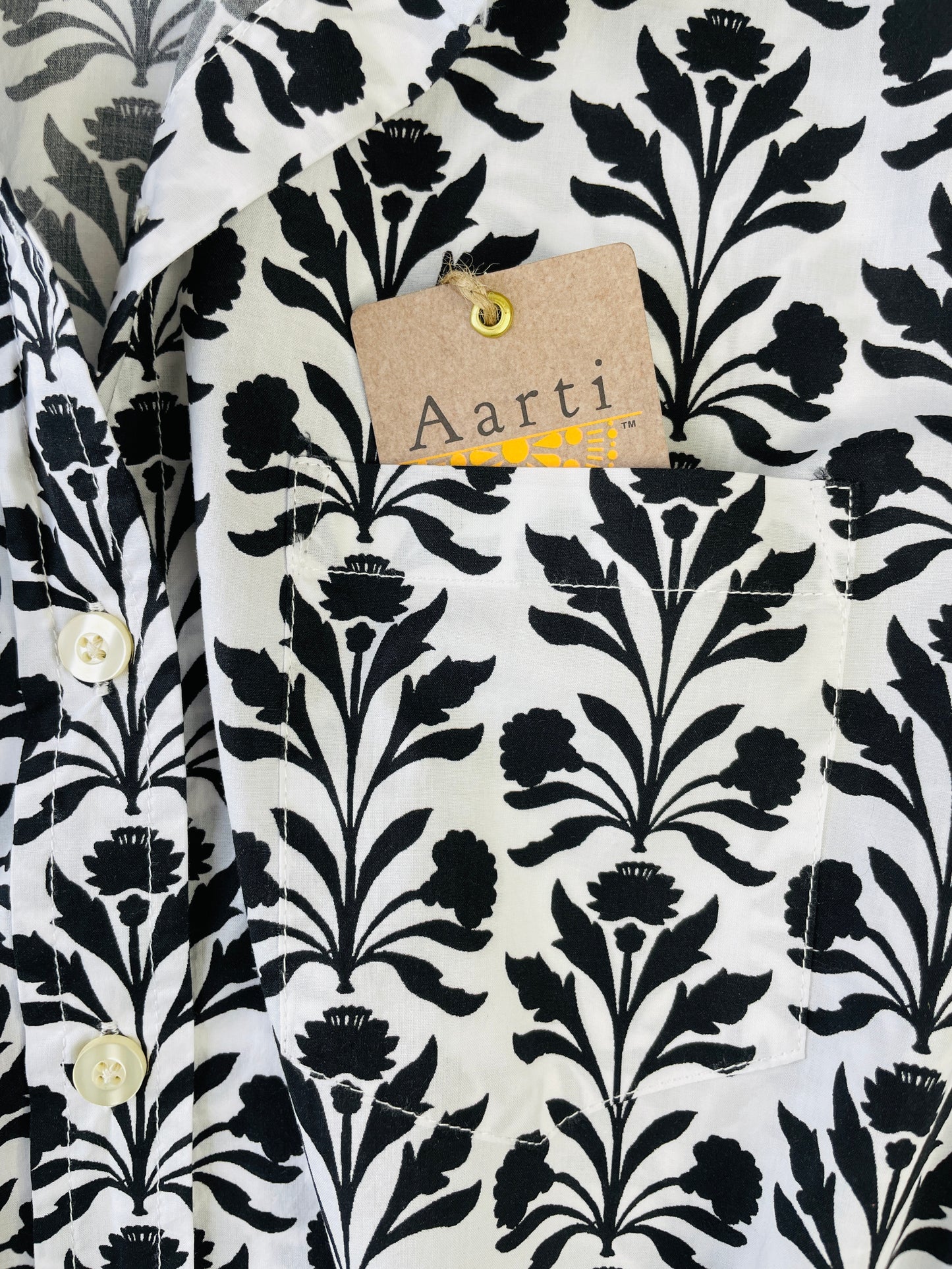 Salt and Pepper Button-Up Shirt